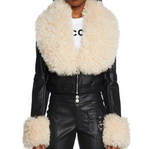 Shearling Moto Jacket